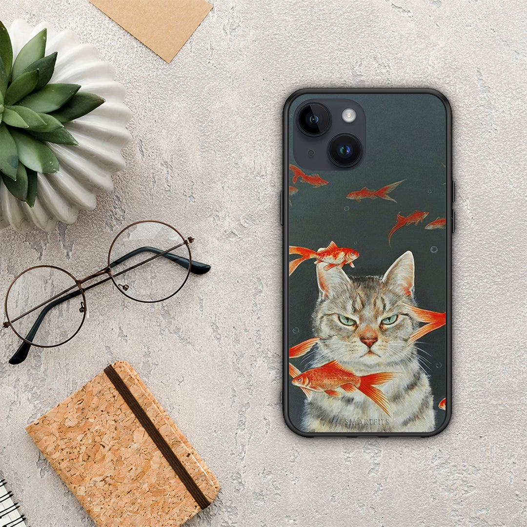 Cat Goldfish - iPhone 15 θήκη