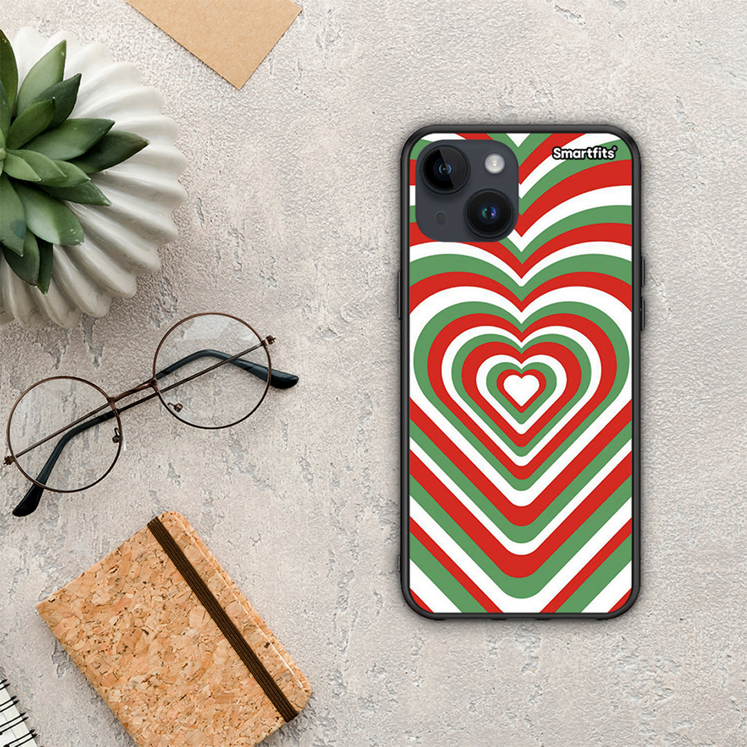 Christmas Hearts - iPhone 15 θήκη