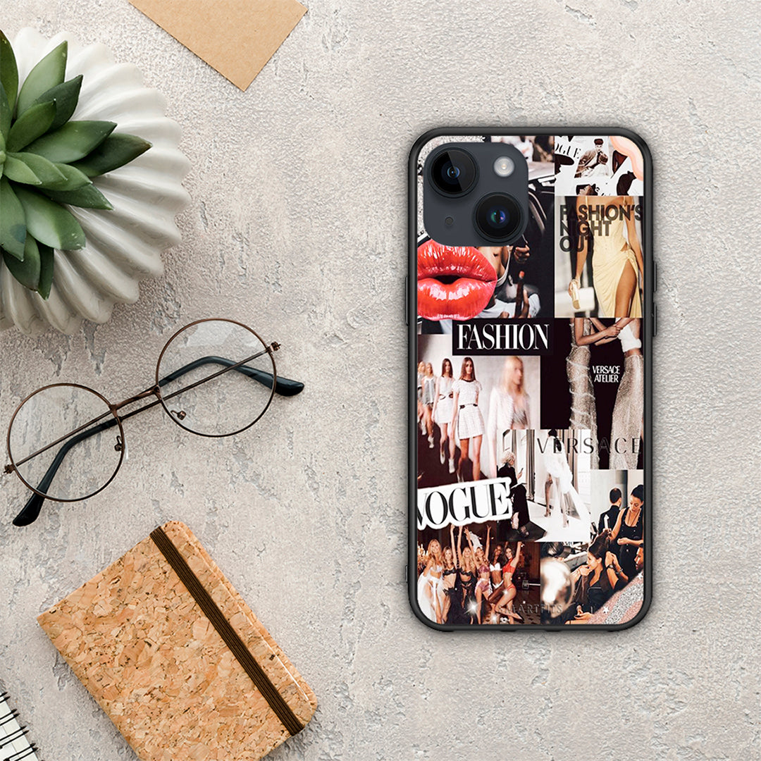 Collage Fashion - iPhone 14 θήκη