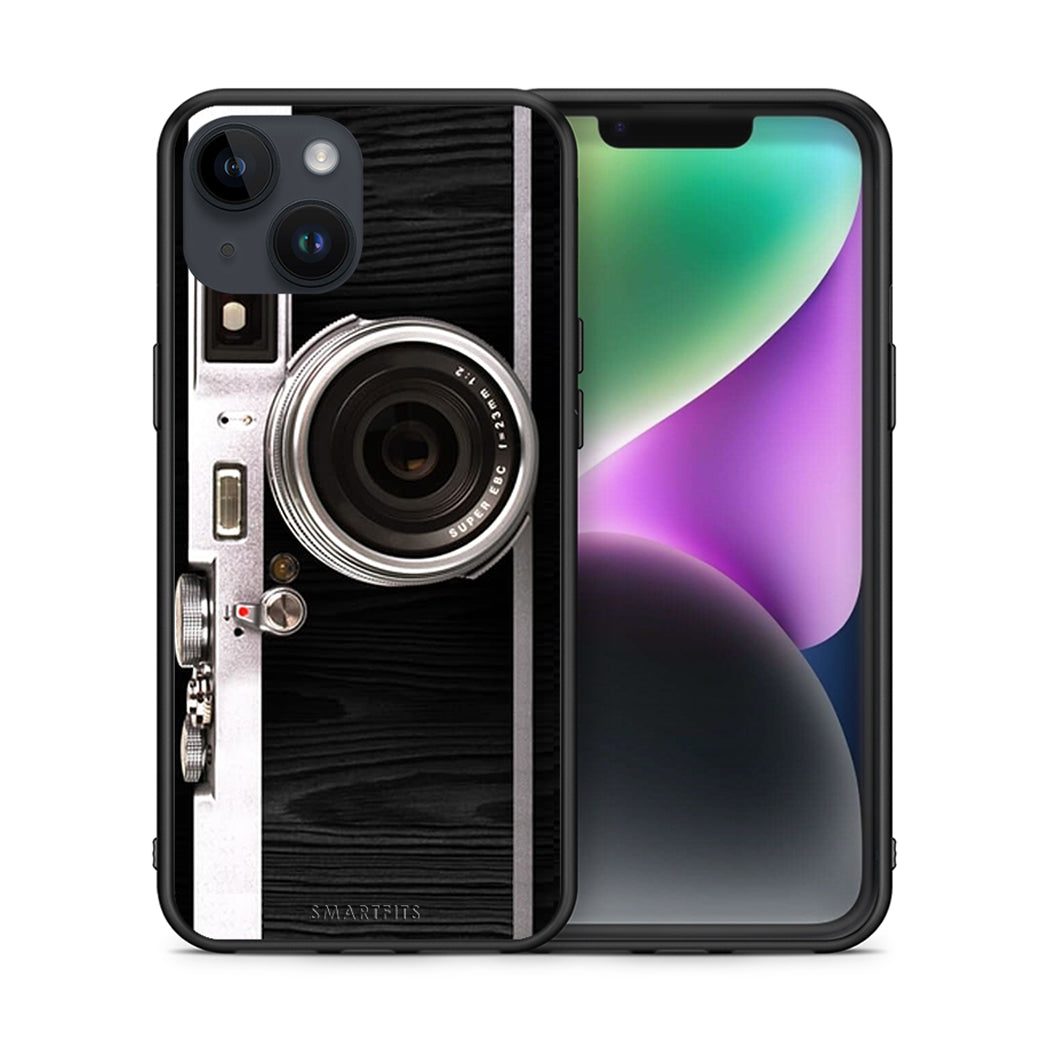 Θήκη iPhone 15 Emily In Paris από τη Smartfits με σχέδιο στο πίσω μέρος και μαύρο περίβλημα | iPhone 15 Emily In Paris case with colorful back and black bezels