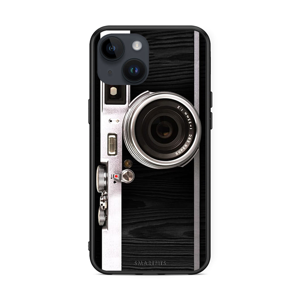 iPhone 14 Emily In Paris θήκη από τη Smartfits με σχέδιο στο πίσω μέρος και μαύρο περίβλημα | Smartphone case with colorful back and black bezels by Smartfits