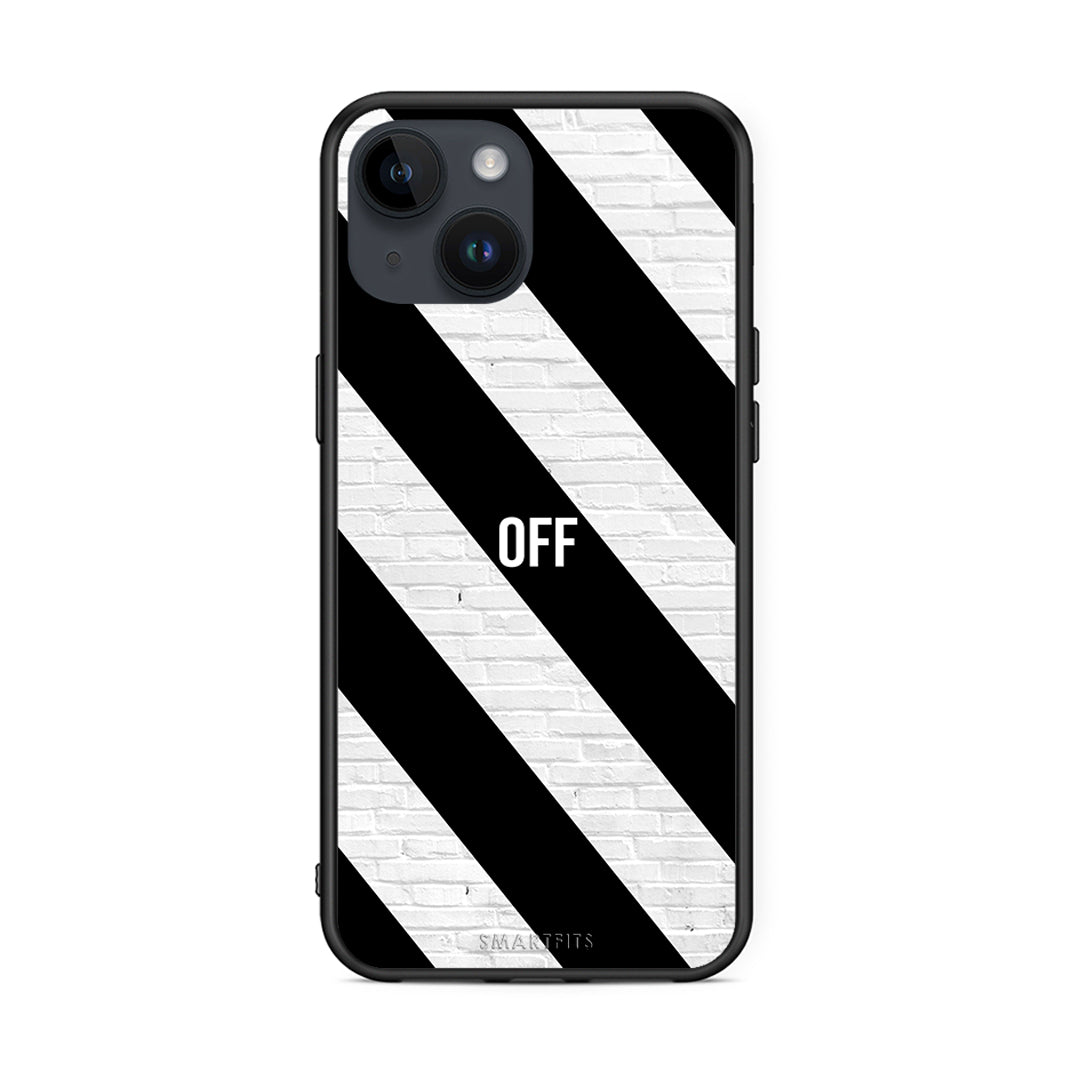 iPhone 14 Get Off θήκη από τη Smartfits με σχέδιο στο πίσω μέρος και μαύρο περίβλημα | Smartphone case with colorful back and black bezels by Smartfits