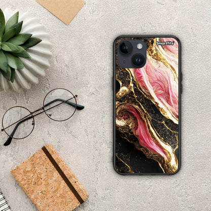 Glamorous Pink Marble - iPhone 15 θήκη