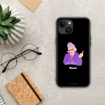 Grandma Mood Black - iPhone 15 θήκη