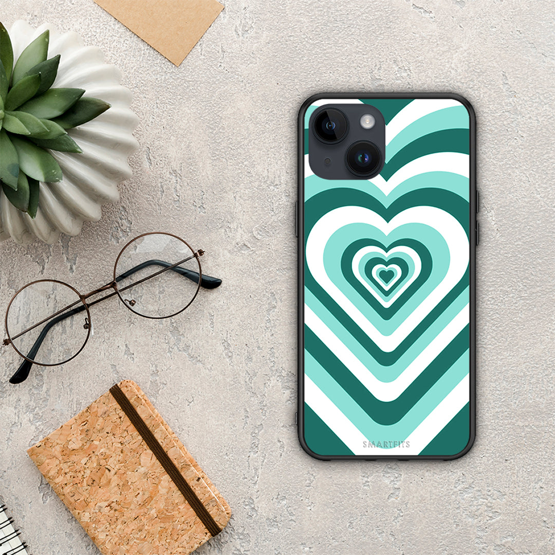 Green Hearts - iPhone 14 θήκη