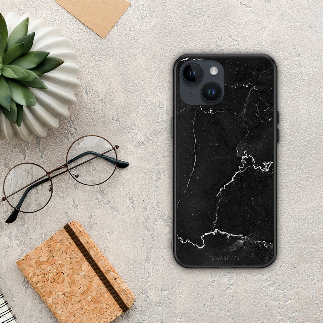 Marble Black - iPhone 15 θήκη