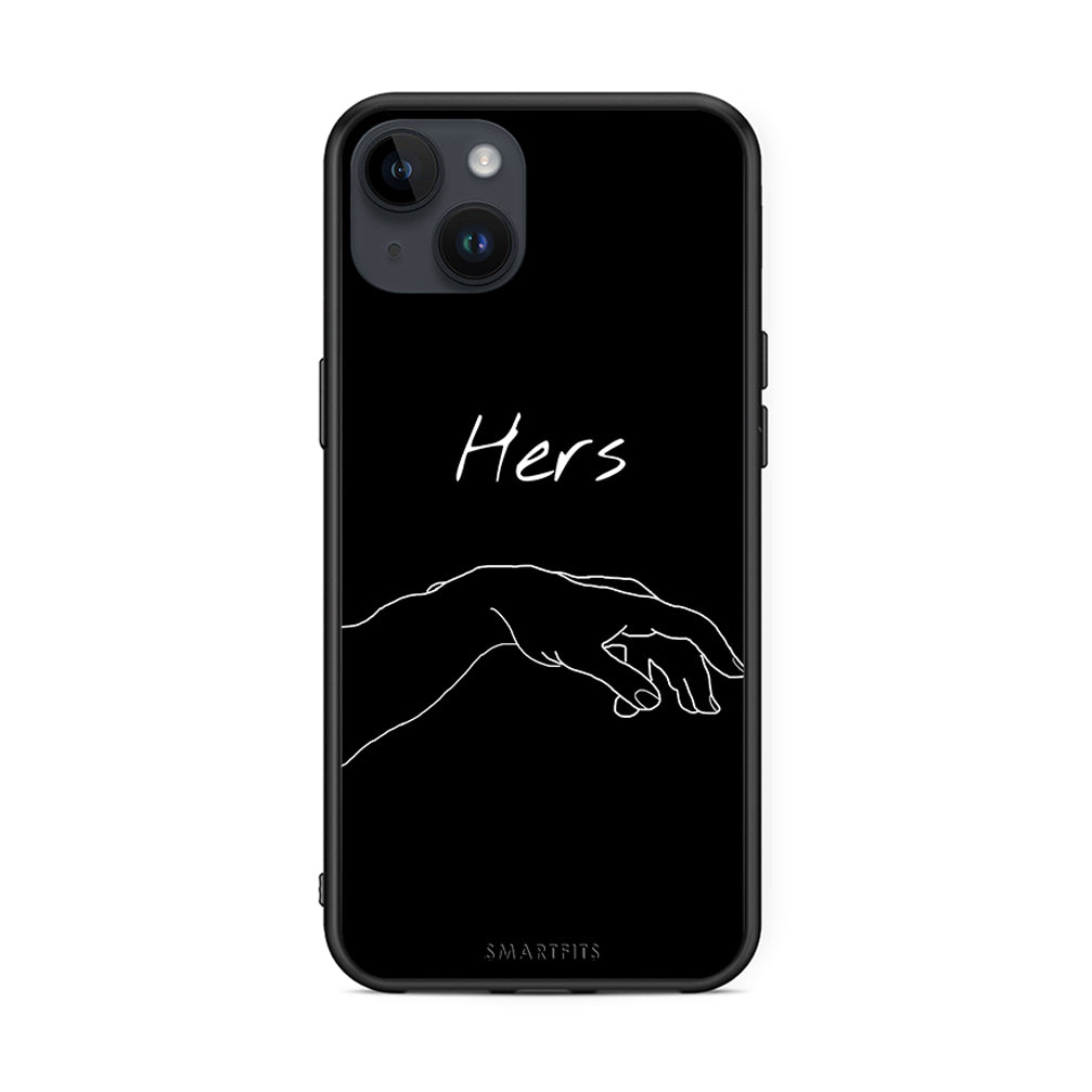 iPhone 14 Plus Aeshetic Love 1 Θήκη Αγίου Βαλεντίνου από τη Smartfits με σχέδιο στο πίσω μέρος και μαύρο περίβλημα | Smartphone case with colorful back and black bezels by Smartfits