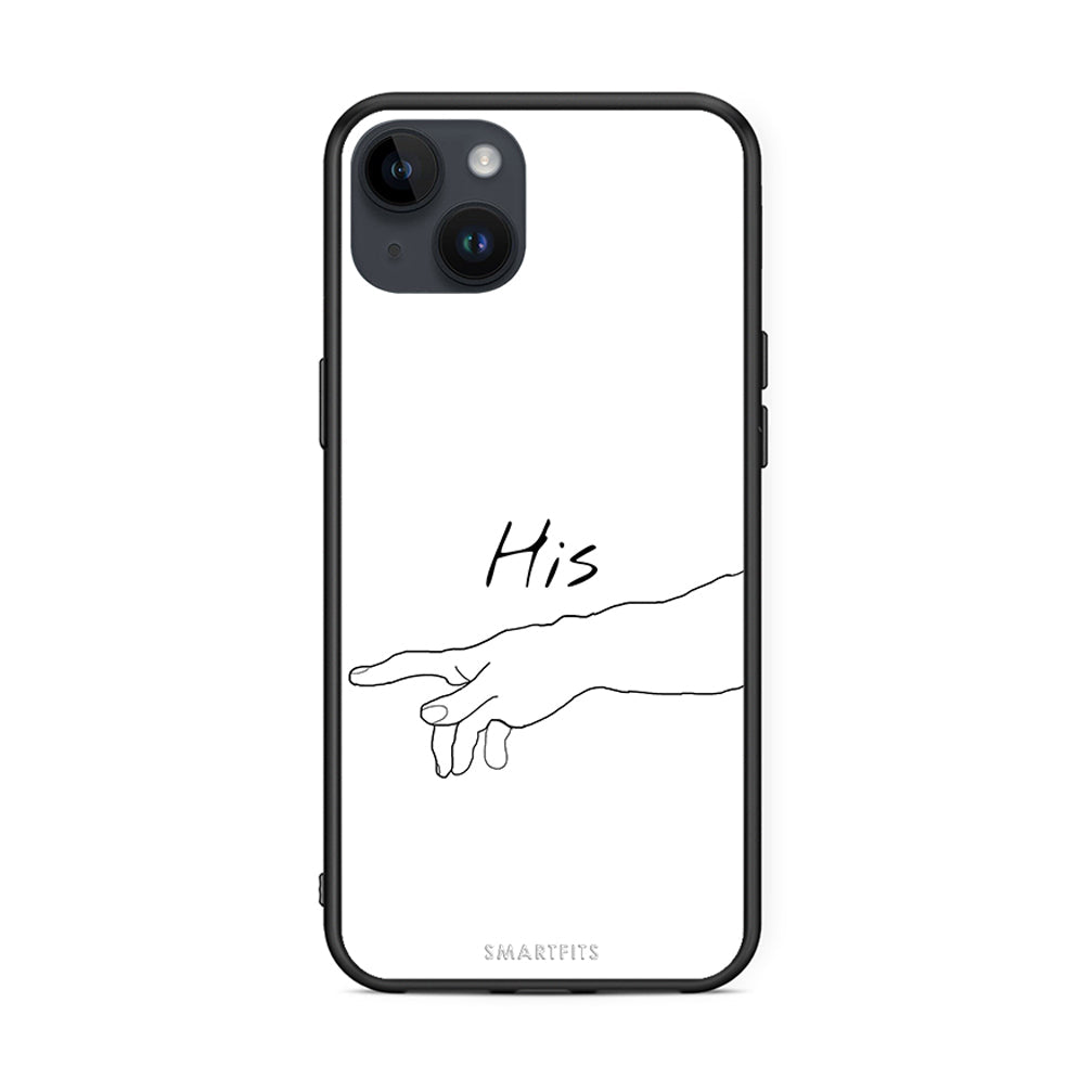 iPhone 14 Plus Aeshetic Love 2 Θήκη Αγίου Βαλεντίνου από τη Smartfits με σχέδιο στο πίσω μέρος και μαύρο περίβλημα | Smartphone case with colorful back and black bezels by Smartfits