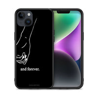 Thumbnail for Θήκη Αγίου Βαλεντίνου iPhone 15 Plus Always & Forever 2 από τη Smartfits με σχέδιο στο πίσω μέρος και μαύρο περίβλημα | iPhone 15 Plus Always & Forever 2 case with colorful back and black bezels