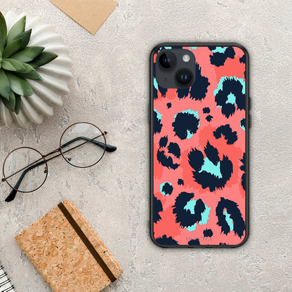 Animal Pink Leopard - iPhone 15 Plus θήκη