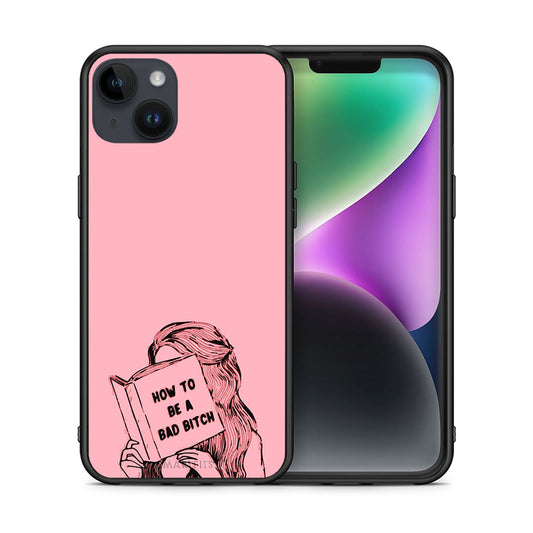 Θήκη iPhone 15 Plus Bad Bitch από τη Smartfits με σχέδιο στο πίσω μέρος και μαύρο περίβλημα | iPhone 15 Plus Bad Bitch case with colorful back and black bezels