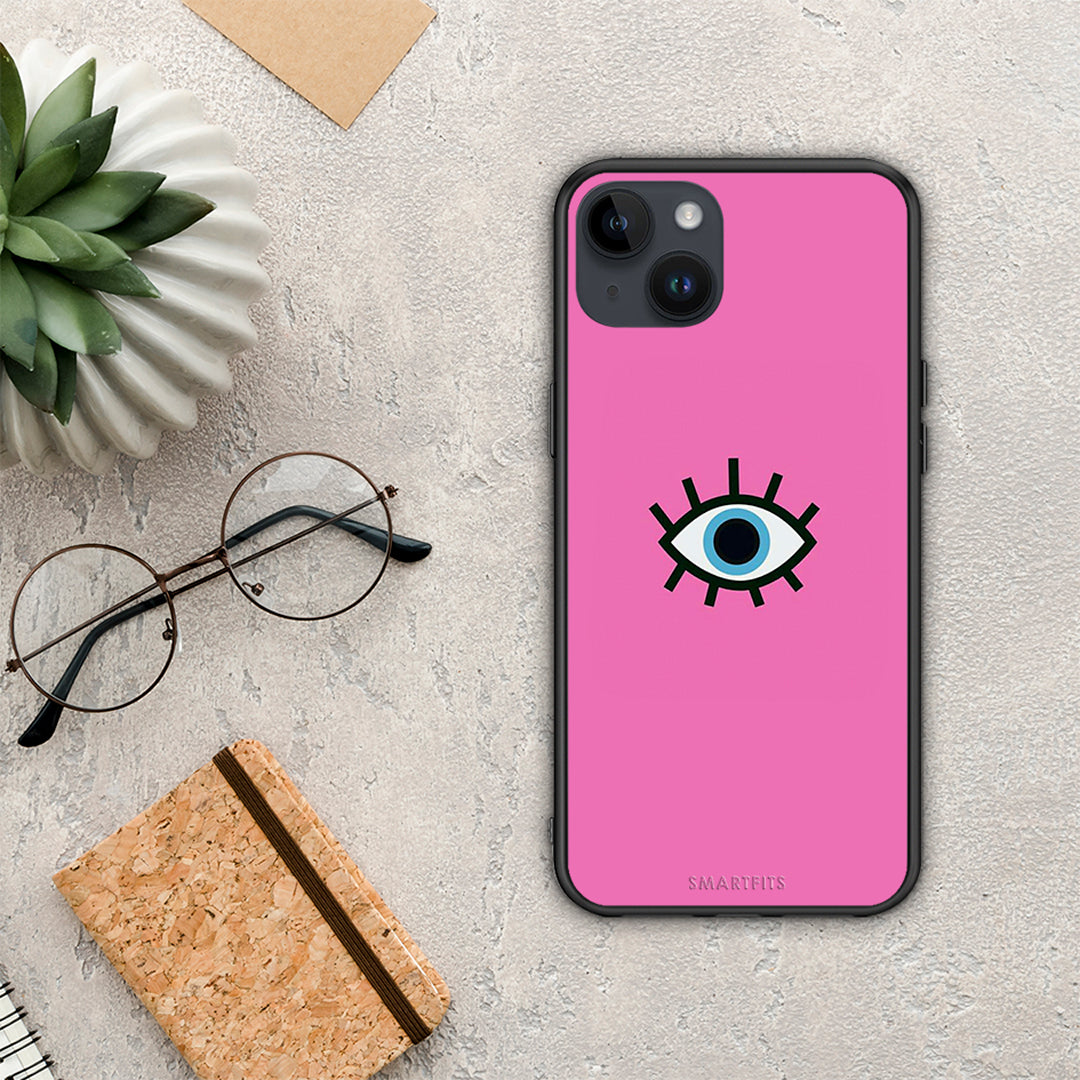 Blue Eye Pink - iPhone 15 Plus θήκη