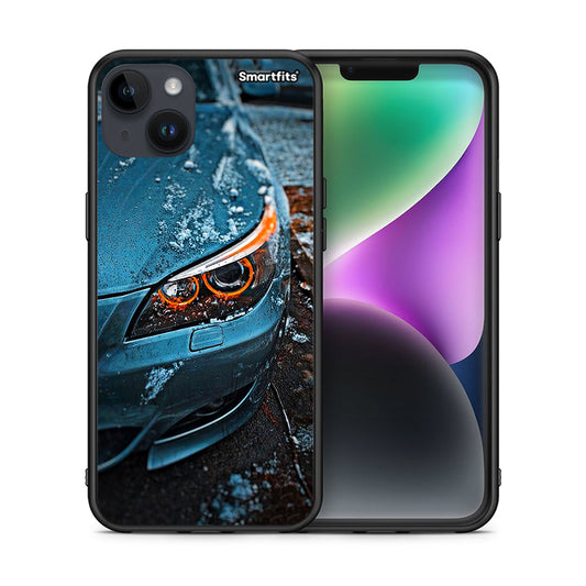 Θήκη iPhone 14 Plus Bmw E60 από τη Smartfits με σχέδιο στο πίσω μέρος και μαύρο περίβλημα | iPhone 14 Plus Bmw E60 case with colorful back and black bezels