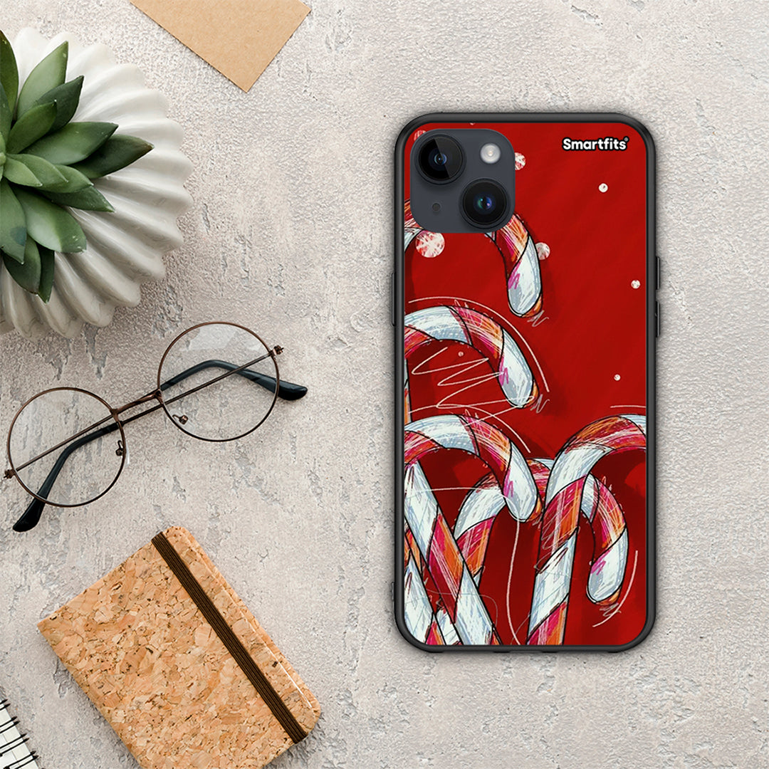 Candy Cane - iPhone 15 Plus θήκη