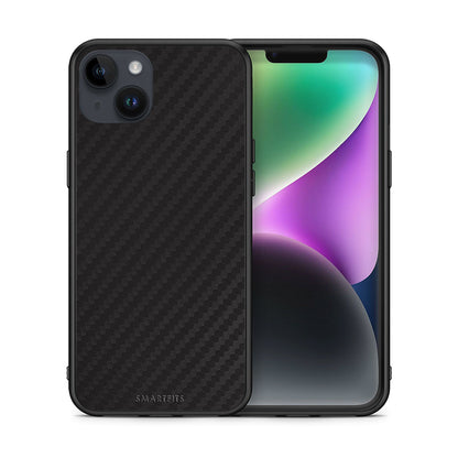 Θήκη iPhone 14 Plus Carbon Black από τη Smartfits με σχέδιο στο πίσω μέρος και μαύρο περίβλημα | iPhone 14 Plus Carbon Black case with colorful back and black bezels