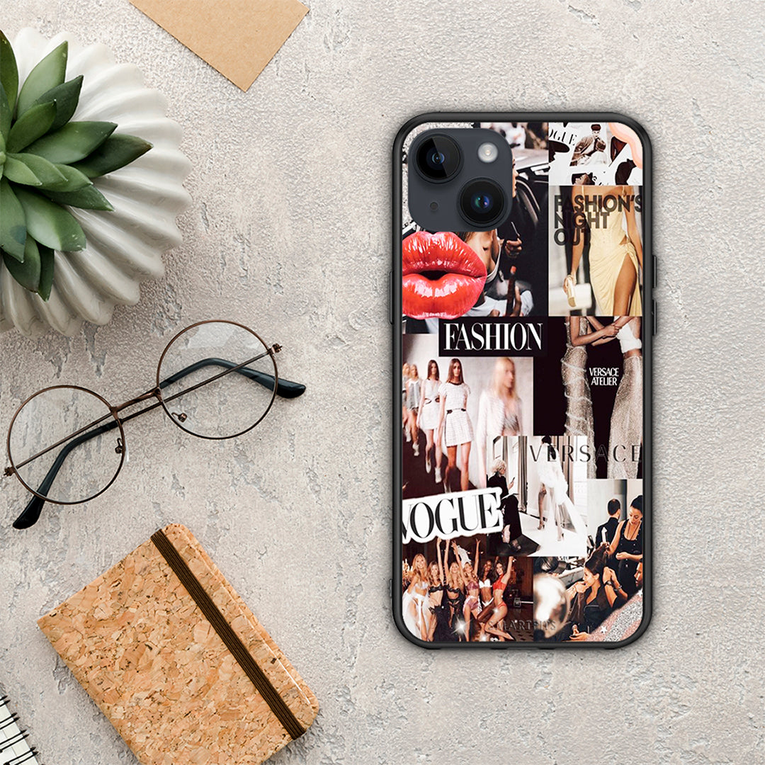 Collage Fashion - iPhone 15 Plus θήκη
