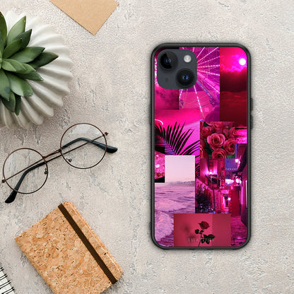 Collage Red Roses - iPhone 14 Plus θήκη