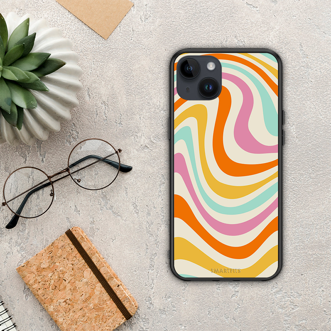 Colourful Waves - iPhone 15 Plus θήκη