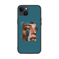 Thumbnail for iPhone 14 Plus Cry An Ocean θήκη από τη Smartfits με σχέδιο στο πίσω μέρος και μαύρο περίβλημα | Smartphone case with colorful back and black bezels by Smartfits