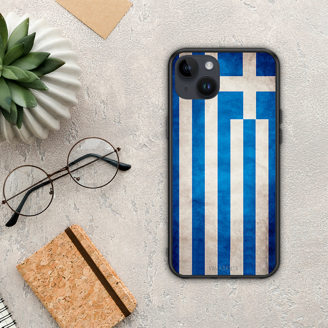 Flag Greek - iPhone 15 Plus θήκη