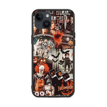 iPhone 15 Plus Halloween Spooky Season θήκη από τη Smartfits με σχέδιο στο πίσω μέρος και μαύρο περίβλημα | Smartphone case with colorful back and black bezels by Smartfits