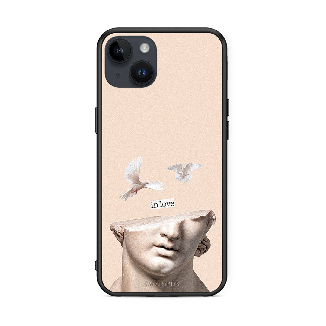 iPhone 15 Plus In Love θήκη από τη Smartfits με σχέδιο στο πίσω μέρος και μαύρο περίβλημα | Smartphone case with colorful back and black bezels by Smartfits
