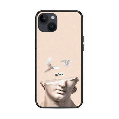iPhone 15 Plus In Love θήκη από τη Smartfits με σχέδιο στο πίσω μέρος και μαύρο περίβλημα | Smartphone case with colorful back and black bezels by Smartfits