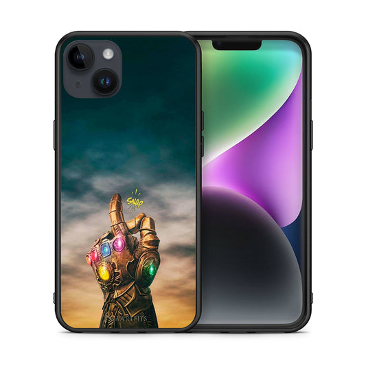 Θήκη iPhone 15 Plus Infinity Snap από τη Smartfits με σχέδιο στο πίσω μέρος και μαύρο περίβλημα | iPhone 15 Plus Infinity Snap case with colorful back and black bezels