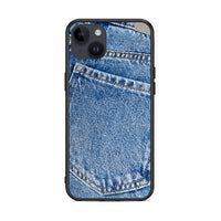 Thumbnail for iPhone 15 Plus Jeans Pocket θήκη από τη Smartfits με σχέδιο στο πίσω μέρος και μαύρο περίβλημα | Smartphone case with colorful back and black bezels by Smartfits