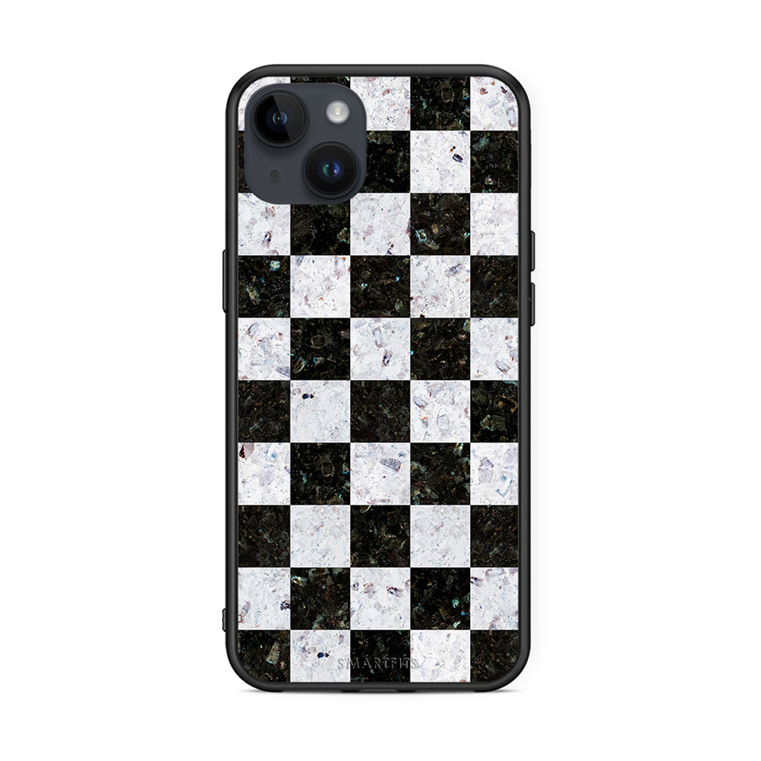 4 - iPhone 14 Plus Square Geometric Marble case, cover, bumper