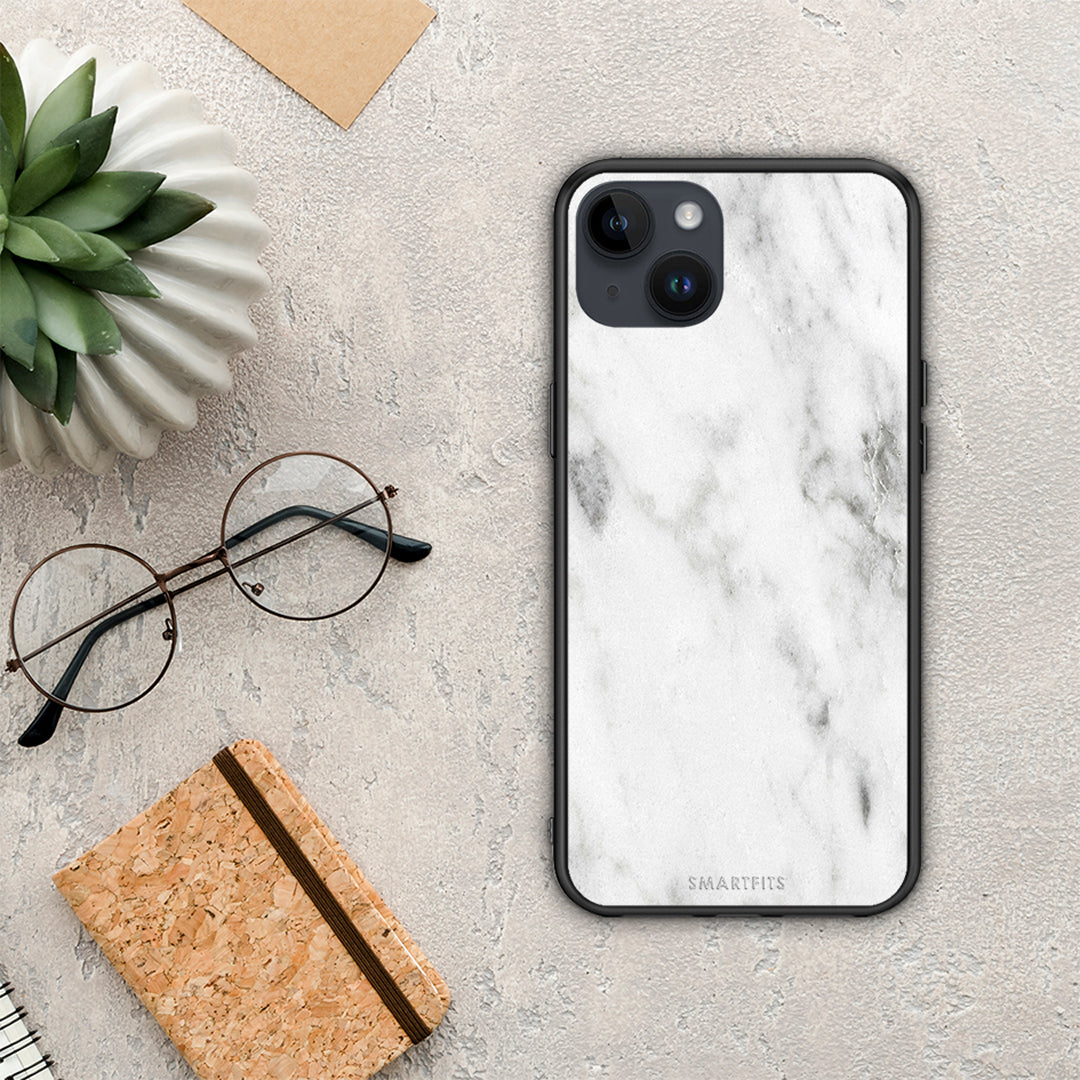 Marble White - iPhone 15 Plus θήκη