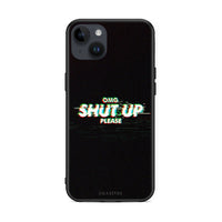 Thumbnail for iPhone 14 Plus OMG ShutUp θήκη από τη Smartfits με σχέδιο στο πίσω μέρος και μαύρο περίβλημα | Smartphone case with colorful back and black bezels by Smartfits