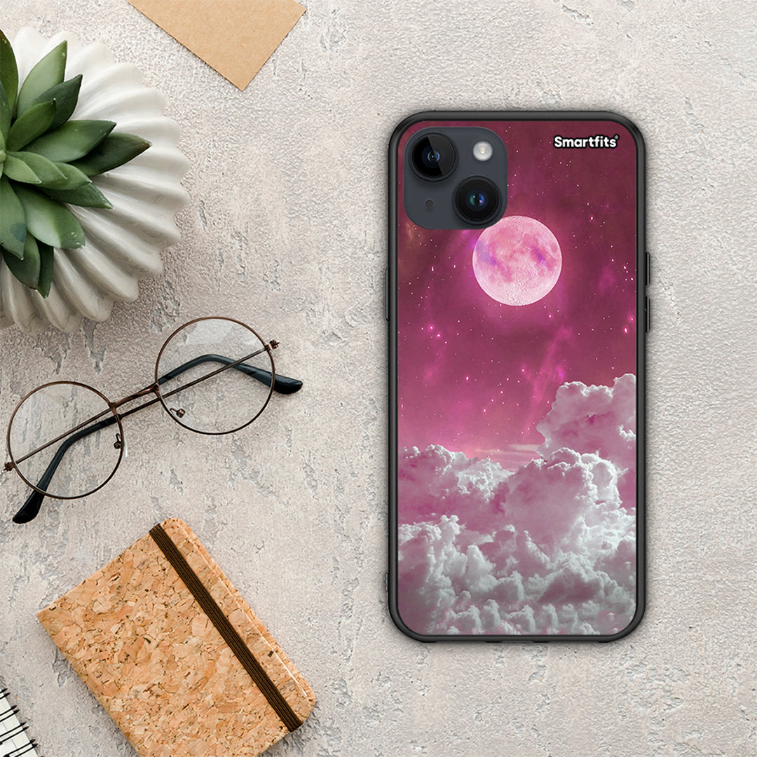 Pink Moon - iPhone 15 Plus θήκη
