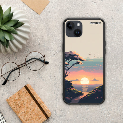Pixel Sunset - iPhone 15 Plus θήκη