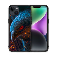 Thumbnail for Θήκη iPhone 14 Plus Eagle PopArt από τη Smartfits με σχέδιο στο πίσω μέρος και μαύρο περίβλημα | iPhone 14 Plus Eagle PopArt case with colorful back and black bezels