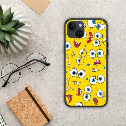 PopArt Sponge - iPhone 15 Plus θήκη
