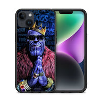 Thumbnail for Θήκη iPhone 14 Plus Thanos PopArt από τη Smartfits με σχέδιο στο πίσω μέρος και μαύρο περίβλημα | iPhone 14 Plus Thanos PopArt case with colorful back and black bezels