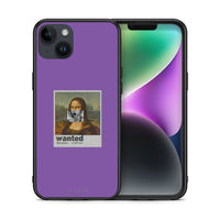 Thumbnail for Θήκη iPhone 14 Plus Monalisa Popart από τη Smartfits με σχέδιο στο πίσω μέρος και μαύρο περίβλημα | iPhone 14 Plus Monalisa Popart case with colorful back and black bezels