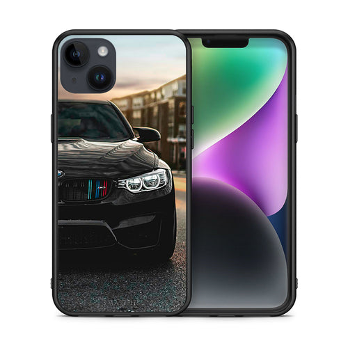 Θήκη iPhone 15 Plus M3 Racing από τη Smartfits με σχέδιο στο πίσω μέρος και μαύρο περίβλημα | iPhone 15 Plus M3 Racing case with colorful back and black bezels