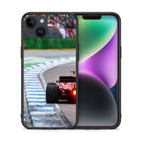 Thumbnail for Θήκη iPhone 14 Plus Racing Vibes από τη Smartfits με σχέδιο στο πίσω μέρος και μαύρο περίβλημα | iPhone 14 Plus Racing Vibes case with colorful back and black bezels