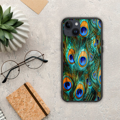 Real Peacock Feathers - iPhone 15 Plus θήκη