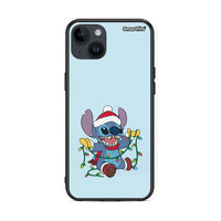 Thumbnail for iPhone 14 Plus Santa Stich θήκη από τη Smartfits με σχέδιο στο πίσω μέρος και μαύρο περίβλημα | Smartphone case with colorful back and black bezels by Smartfits