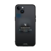 Thumbnail for iPhone 14 Plus Sensitive Content θήκη από τη Smartfits με σχέδιο στο πίσω μέρος και μαύρο περίβλημα | Smartphone case with colorful back and black bezels by Smartfits