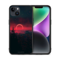 Thumbnail for Θήκη iPhone 14 Plus Sunset Tropic από τη Smartfits με σχέδιο στο πίσω μέρος και μαύρο περίβλημα | iPhone 14 Plus Sunset Tropic case with colorful back and black bezels