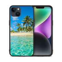 Thumbnail for Θήκη iPhone 15 Plus Tropical Vibes από τη Smartfits με σχέδιο στο πίσω μέρος και μαύρο περίβλημα | iPhone 15 Plus Tropical Vibes case with colorful back and black bezels