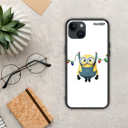 Xmas Minion Lights - iPhone 14 Plus θήκη