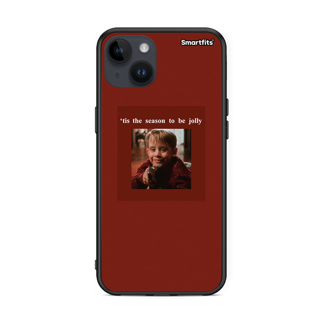 iPhone 15 Plus Xmas Ultimate Spirit θήκη από τη Smartfits με σχέδιο στο πίσω μέρος και μαύρο περίβλημα | Smartphone case with colorful back and black bezels by Smartfits