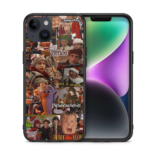 Θήκη iPhone 15 Plus Xmas Wishes από τη Smartfits με σχέδιο στο πίσω μέρος και μαύρο περίβλημα | iPhone 15 Plus Xmas Wishes case with colorful back and black bezels