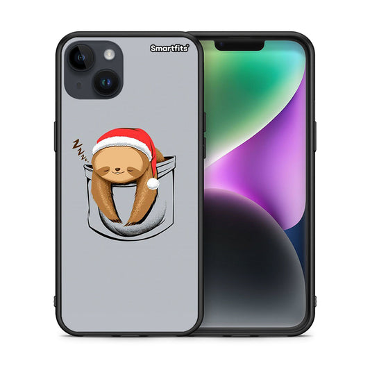 Θήκη iPhone 14 Plus Xmas Zzzz από τη Smartfits με σχέδιο στο πίσω μέρος και μαύρο περίβλημα | iPhone 14 Plus Xmas Zzzz case with colorful back and black bezels