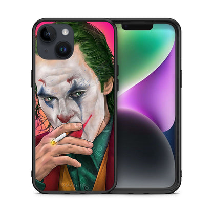 Θήκη iPhone 15 JokesOnU PopArt από τη Smartfits με σχέδιο στο πίσω μέρος και μαύρο περίβλημα | iPhone 15 JokesOnU PopArt case with colorful back and black bezels